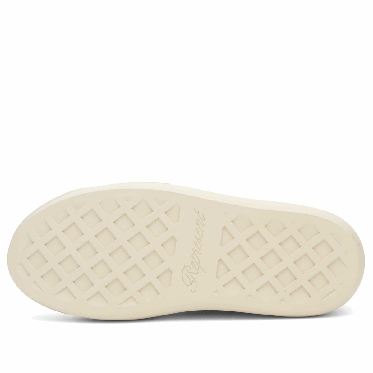 Represent Men's Rep-Cap Sneaker in Vintage White