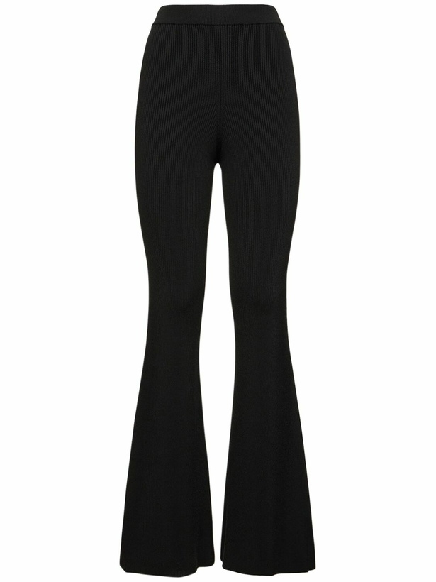 Photo: STELLA MCCARTNEY - Compact Knit Technical Flared Pants