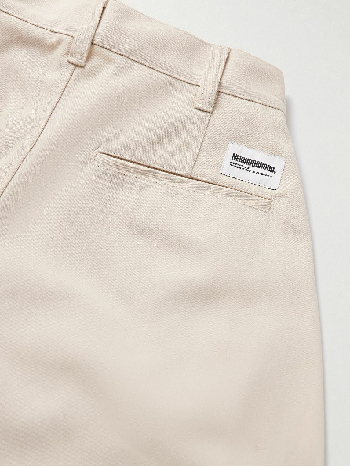 Neighborhood - WP Straight-Leg Cropped Twill Trousers - Neutrals