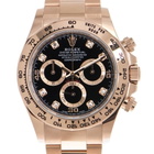 Rolex Cosmograph Daytona Automatic Diamond Black Dial Watch 116505BKDO