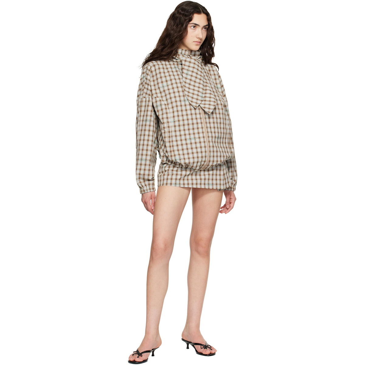 Sandy Liang Beige Eddy Jacket