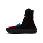 Off-White Black Moto Wrap High-Top Sneakers