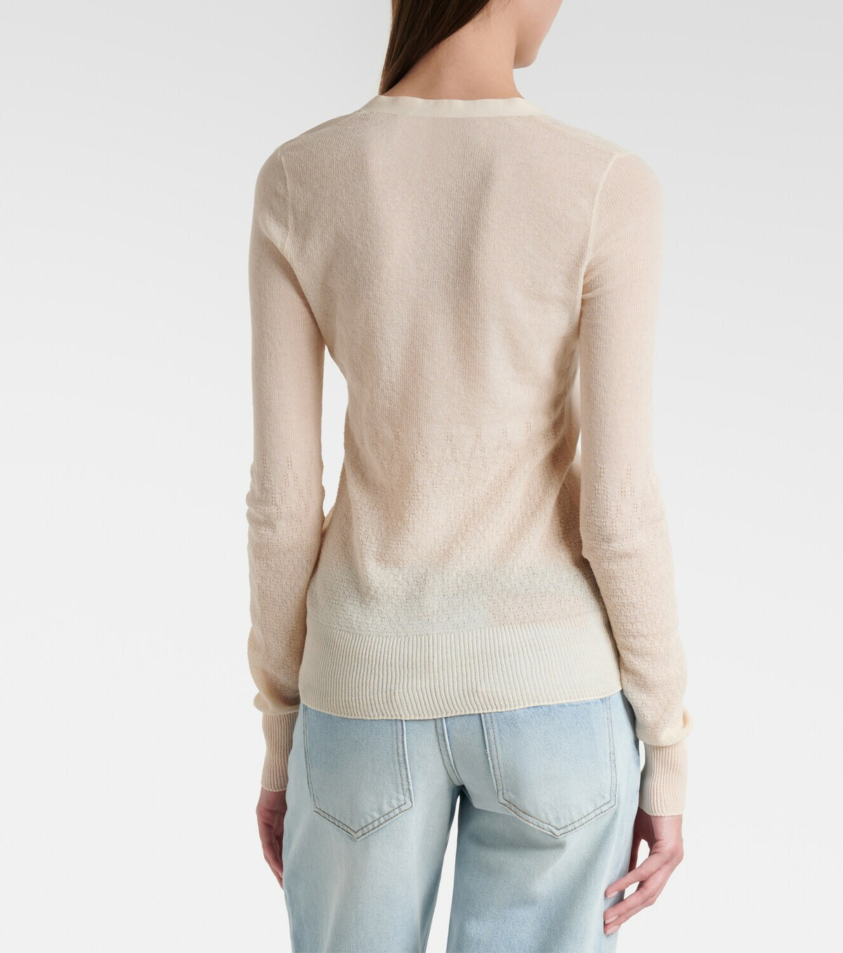 Victoria Beckham Cotton-blend cardigan
