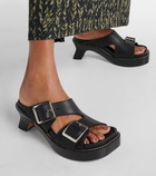 Loewe Ease leather sandals