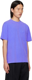 A.P.C. Blue Boxy Tab T-Shirt