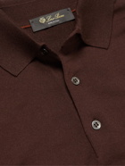 Loro Piana - Wish Virgin Wool Polo Shirt - Brown