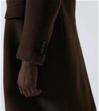 Lardini Double-breasted wool-blend coat