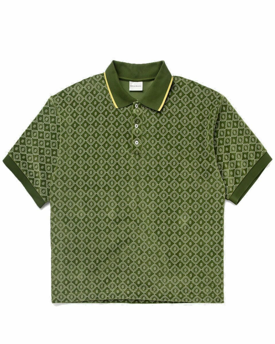 Photo: Drôle De Monsieur Le Polo Monogramme Green - Mens - Polos