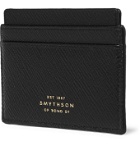 Kingsman - Smythson Panama Cross-Grain Leather Cardholder - Black