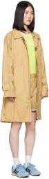 Wales Bonner Beige adidas Originals Edition Embroidered Logo Reversible Coat