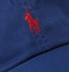 Polo Ralph Lauren - Logo-Embroidered Cotton-Twill Baseball Cap - Blue