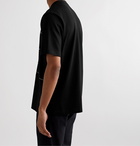 Comme des Garçons HOMME - Embroidered Cotton-Jersey T-Shirt - Black