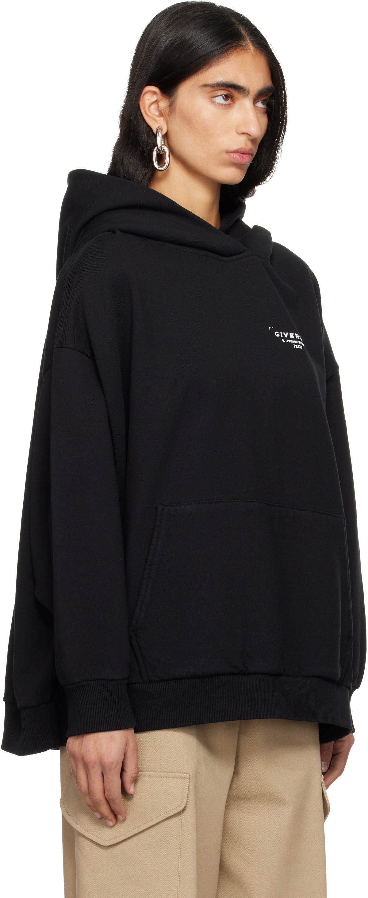Givenchy Black Logo Hoodie