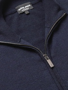 Giorgio Armani - Cashmere Zip-Up Cardigan - Blue