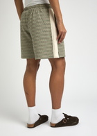 Wales Bonner Power Intarsia Cotton-blend Shorts Beige