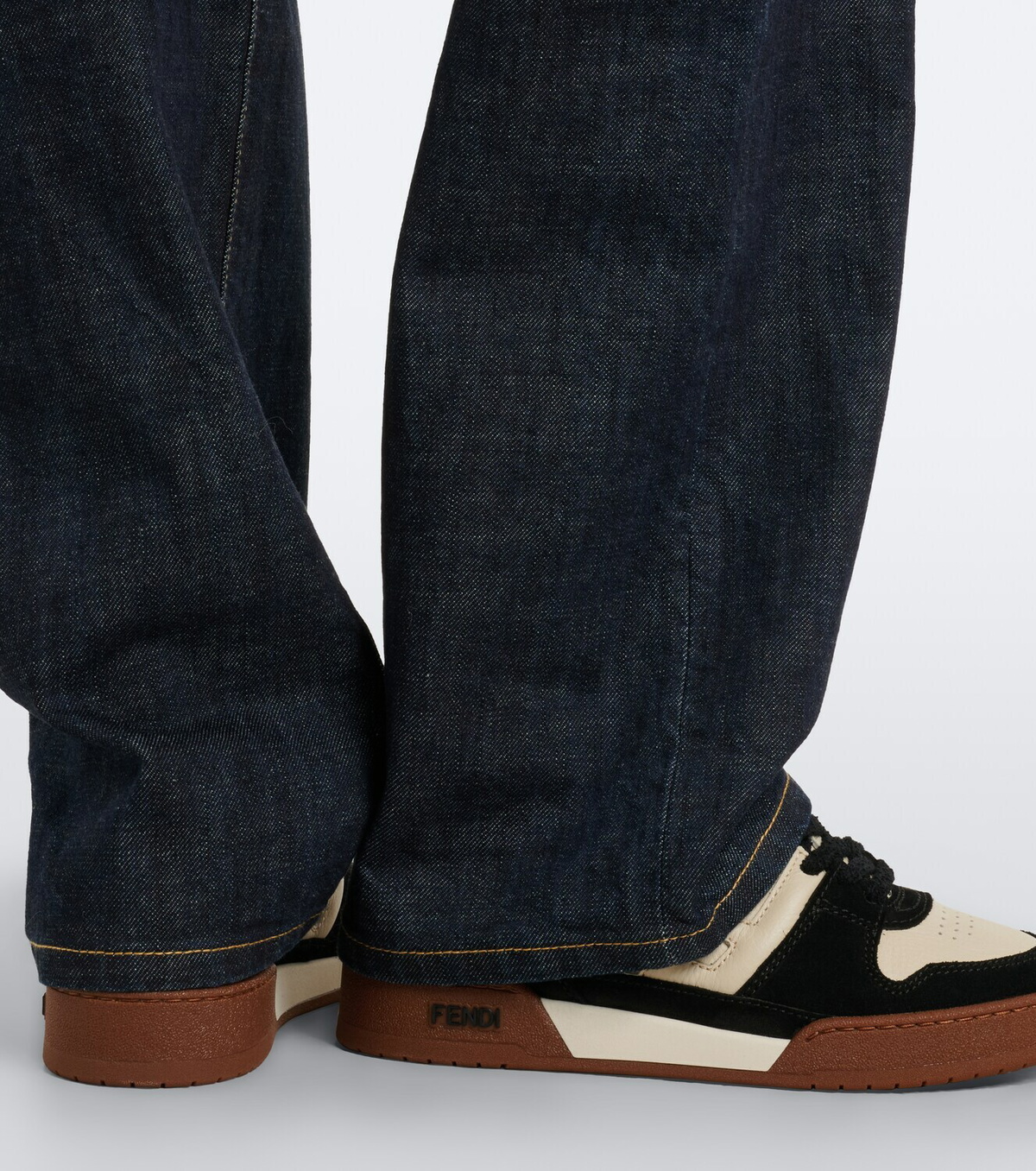 Fendi Fendi Match leather sneakers