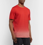 Theory - Essential Dip-Dyed Pima Cotton-Jersey T-Shirt - Red