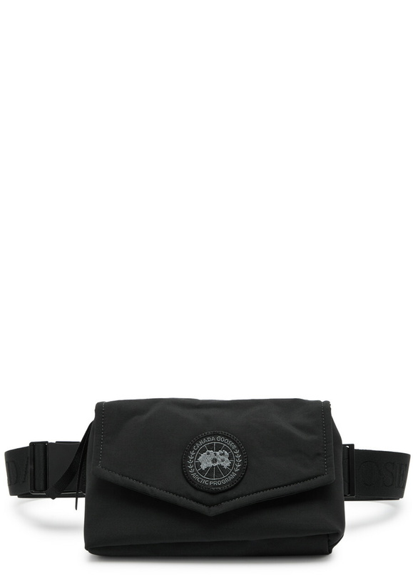 Photo: Canada Goose Mini Logo-appliquéd Nylon Belt bag - Black - One Size