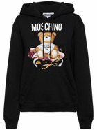 MOSCHINO - Logo Printed Cotton Jersey Hoodie