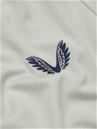 Castore - Tota Logo-Print Recycled Piqué Golf Polo Shirt - Gray