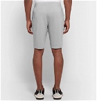 Under Armour - Recovery Sleepwear Slim-Fit Mélange Stretch Tech-Jersey Shorts - Gray