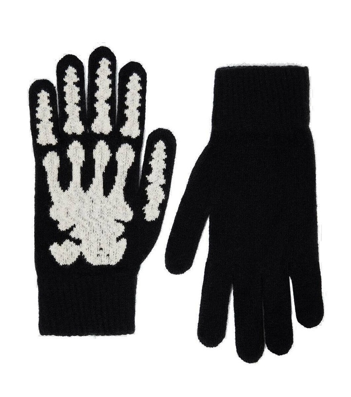 Photo: Amiri Skeleton cashmere gloves