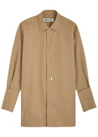 Darkpark Jodie Cotton-poplin Shirt Camel