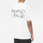 Endless Joy Men's Momento Mori Skull Print T-Shirt in White