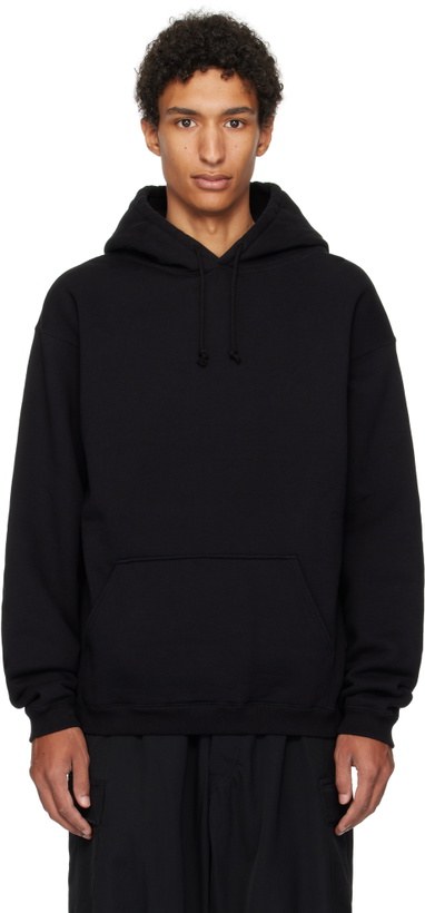 Photo: Y's For Men Black Printed Hoodie