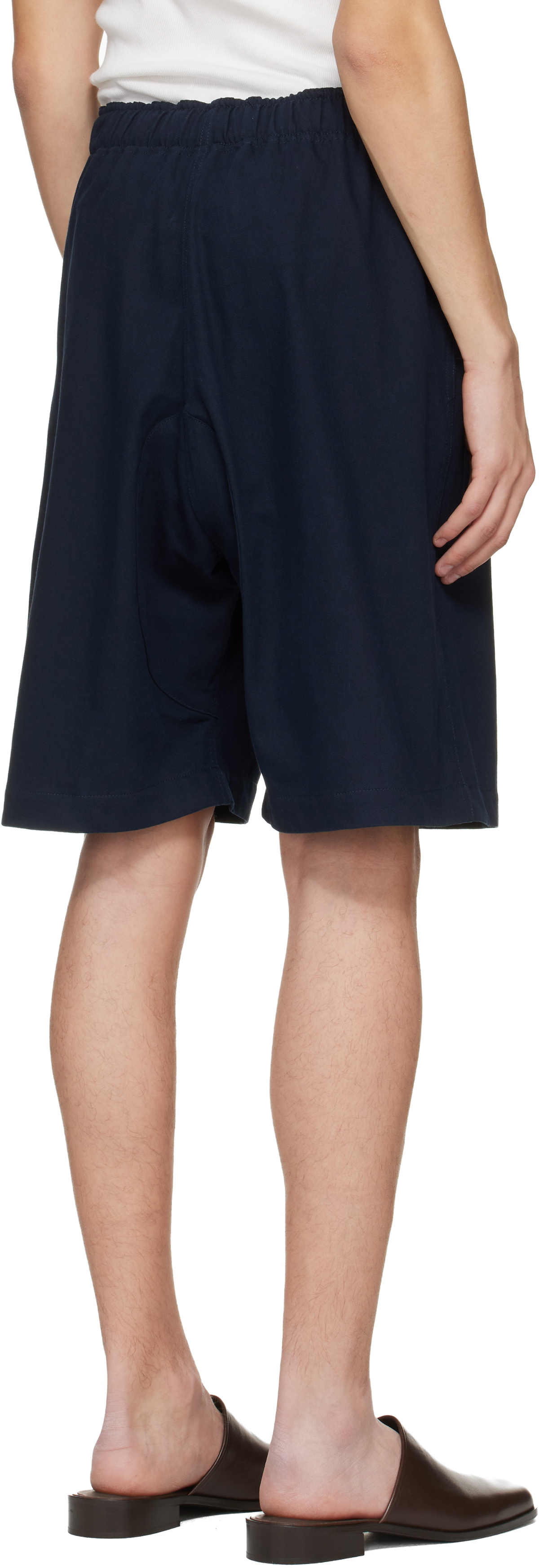 Studio Nicholson Indigo Ikaria Shorts