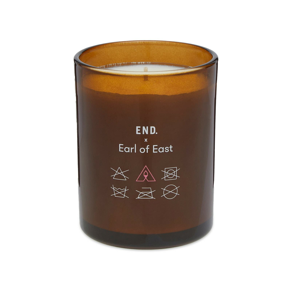 END. x Earl Of East 'Laundromat' Candle in White/Pink 