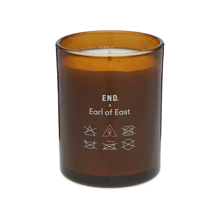 Photo: END. x Earl Of East 'Laundromat' Candle in White/Pink 