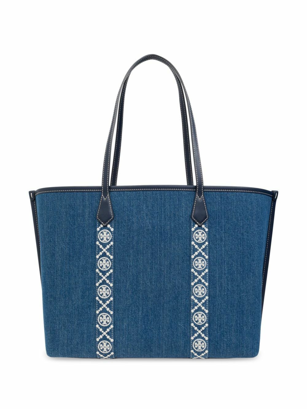 トートバッグ TORY BURCH Women Bags 158040104 BLUE Tory Burch Basketweave-pattern Tote Bag | Blue | FARFETCH