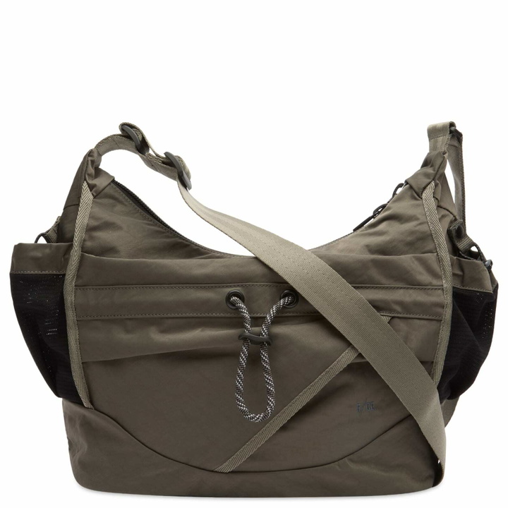 Photo: F/CE. Textured Twill 2-Way Shoulder Bag in Charcoal 
