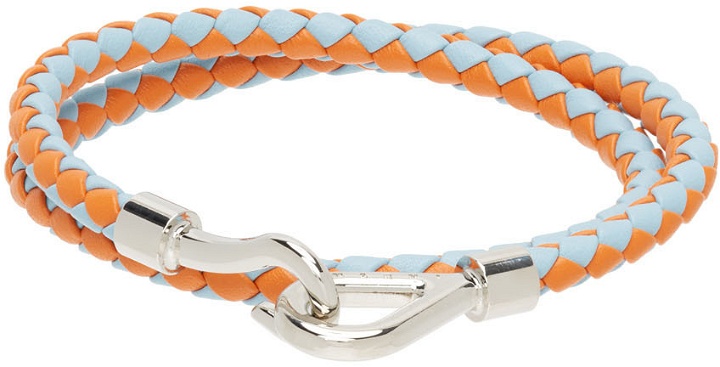 Photo: Marni Blue & Orange Double Wrap Bracelet