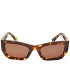 Miu Miu Eyewear Women's 09WS Sunglasses in Honey Havana/Brown
