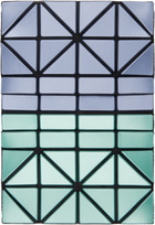 BAO BAO ISSEY MIYAKE Blue & Green Bifold Card Holder