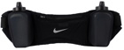Nike Black Flex Stride Double Flask Belt, 24 oz