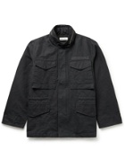 ALEX MILL - Cotton-Blend Canvas Jacket - Black - S