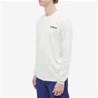 KAVU Men's Long Sleeve Klear Above Etch Art T-Shirt in Off White