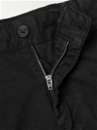NN07 - Alex 1010 Straight-Leg Stretch Organic Cotton-Twill Trousers - Black
