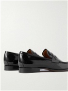TOM FORD - Bailey Patent-Leather Penny Loafers - Black