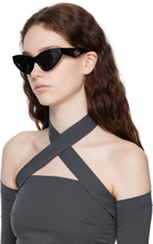 Dolce & Gabbana Black DG Crossed Sunglasses