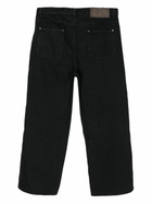 Glass Cypress Black Reconstructed Loose Jeans