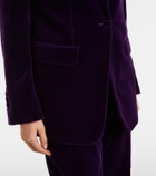 Tom Ford Single-breasted cotton velvet blazer