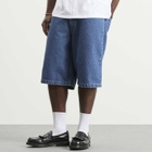 Arte Men's Round Pocket Denim Shorts in Raw Denim