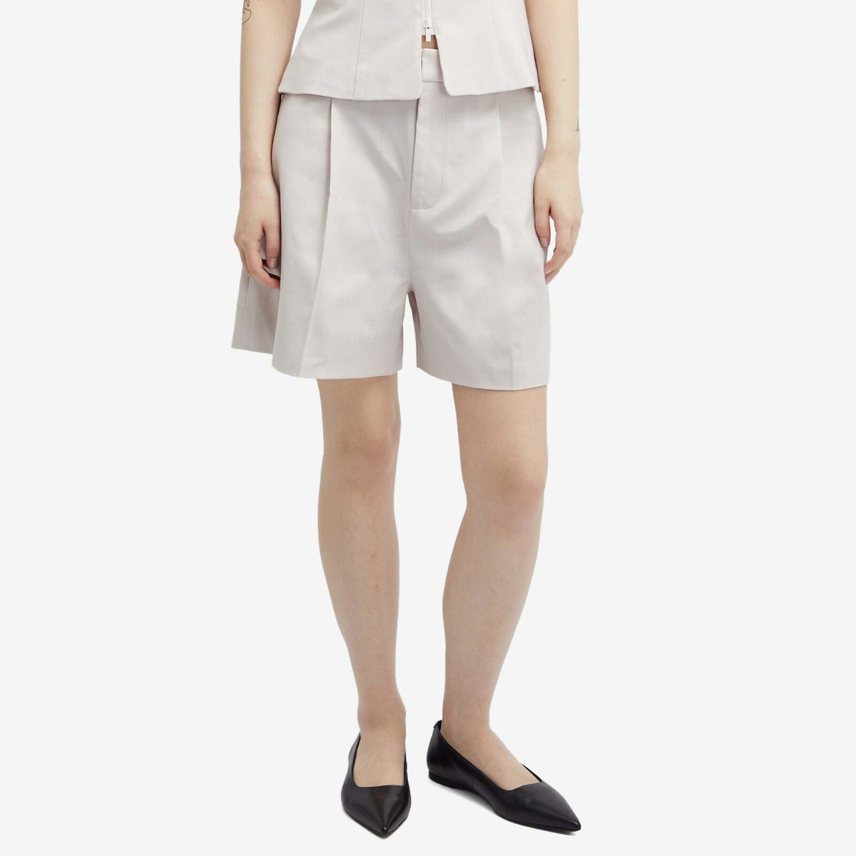 SIR. Women's Laredo Tailored Short in Light Ecru