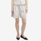 SIR. Women's Laredo Tailored Short in Light Ecru