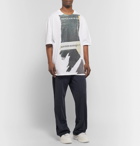 Maison Margiela - Oversized Printed Cotton-Jersey T-Shirt - White