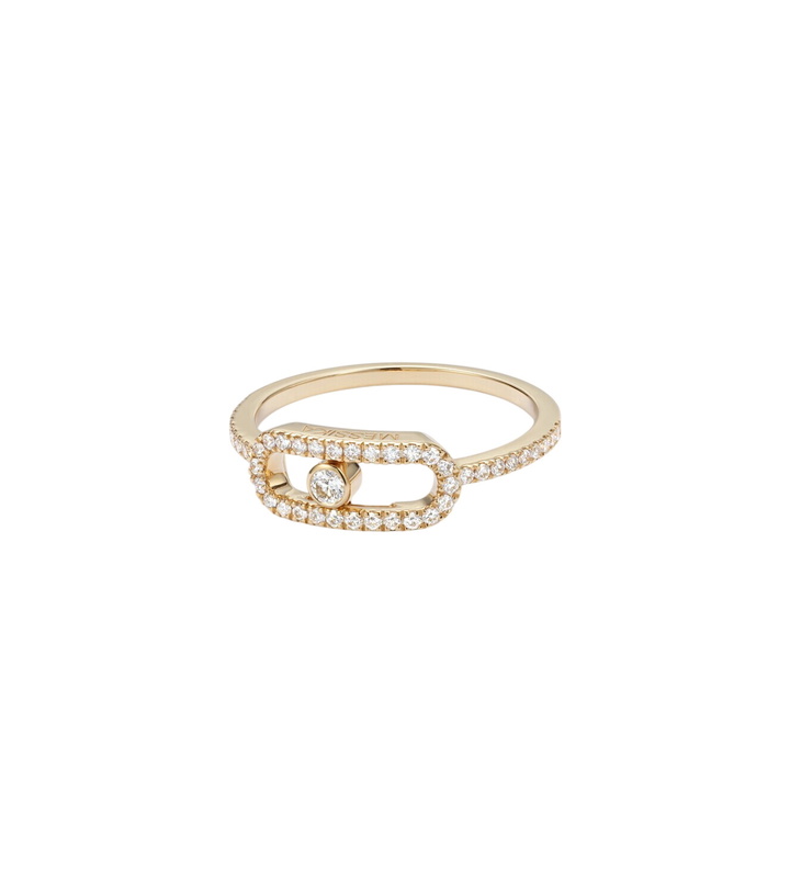 Photo: Messika Move Uno 18kt gold ring with diamonds